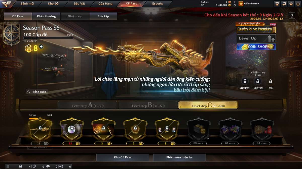shop acc cf uy tin gia re